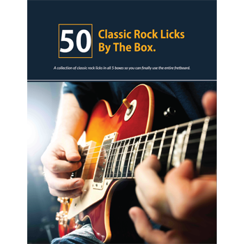 50 Classic Rock Licks By The Box (Digital Access)