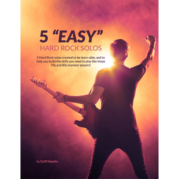 5 Easy Hard Rock Solos (Digital Access)